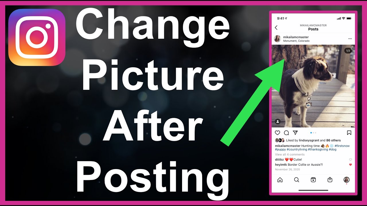 how to change your instagram photo